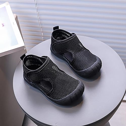 Toddler Water Shoes Anti Kick Kids Mesh Soft Barefoot Beach Walking Surfing Yoga Adjustable Sandals Slippers3