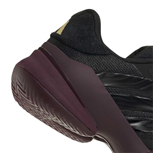 Image of adidas Mens Barricade 14 Tennis Sneakers Shoes - Black, Orange