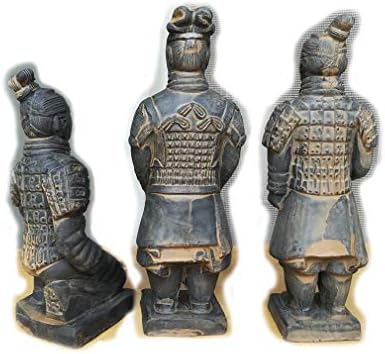 Romancemit Terracotta Warriors Statues, China Qin Dynasty Terra Cotta Warriors Sculpture Home Display Table Display
