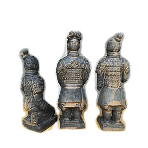 Set de 3 Figuras Guerreros de Terracota miniatura 3
