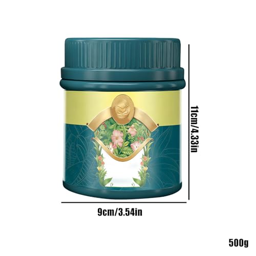 Plant Fertilizer - Organic Flower Food, 500g Nutrient Powder, Indoor Outdoor Garden Booster, Vegetable and Flower Growth Enhancer, Eco Friendly Plant Fertilizer for Garden, Backyard, Balcony