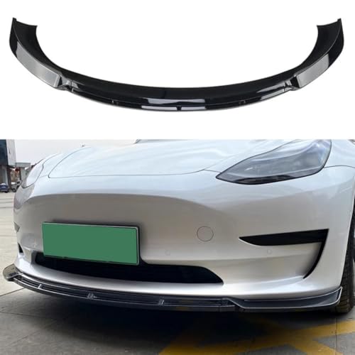 Difusor de parachoques delantero y divisor para Tesla Model 3 2017-2023 3