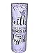 Christian - Faith Does Not Make Things Easy Tumbler - Stainless Steel Tumbler - Handmade - 20oz/ 30oz Straight Skinny Tumbler (20 Oz)