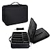Produktbild Profi Kosmetiktasche Kulturtasche Kosmetikkoffer Kulturbeutel Schminktasche Beauty Case Reisengepäck Schwarz 40x12x29cm