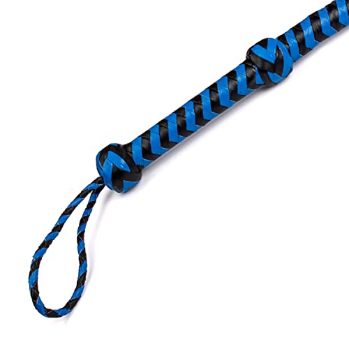 Hadzam Indiana Jones Whip Made Of Strong And Well Balance Handle For Cracking Sound 4, 6, 8 Ft In 8 Plaits & 10Ft In 12 Plaits In Multiple Color Option. #TOP1