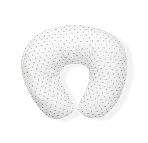 mibebestore - Cojín Lactancia Blanco Estrellas Gris