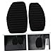 BESTOYARD 1set Automotive Clutch Pad Brake Accessories Replacement Pedal Pad Cover Compatible Noise Reduction and Non-Slip Design