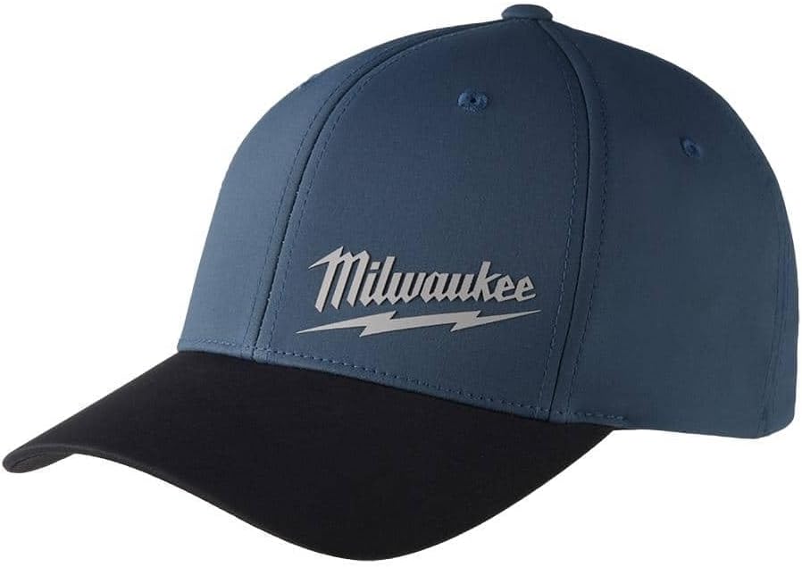 Milwaukee Electric - WORKSKIN Fitted Hats - Blue S/M