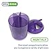 EZY DOSE Vitamin Organizer, 6 Large Compartments, 30-Day Vitamin and Medicine Storage, Keep Vitamins & Meds in Check, Easy to Use, Color May Vary, BPA Free.