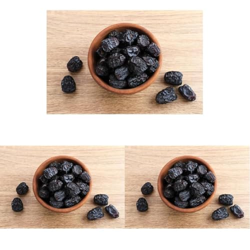 Image of Nurito Premium Dry Fruits (Black Berry (Kali Darakh), 500Gram), Fresh (Pack of 3)