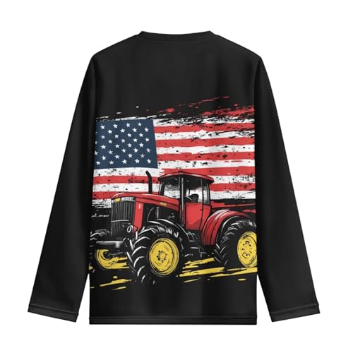 HUIACONG Long Sleeve Tee Shirt for Kids Children Tshirts for Boys Girls2