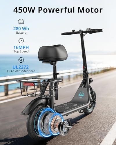 Electric Scooter with Detachable Battery