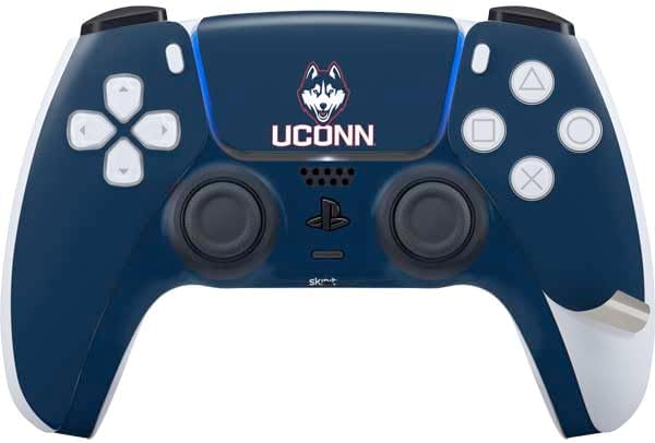 Skinit Decal Gaming Skin Compatible with PS5 Pro Bundle - Officially Licensed University of Connecticut UConn Logo Design