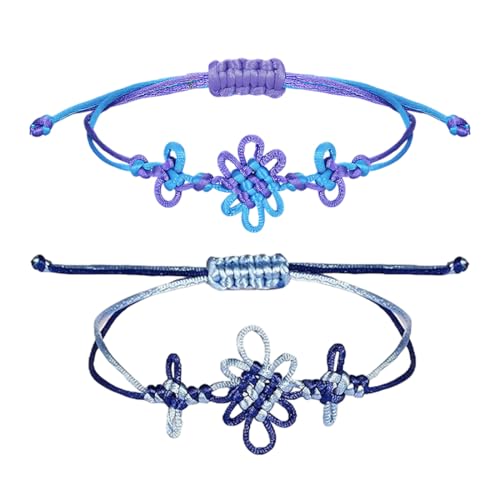 QOCUILC Pulsera Trenzada Cosplay Demonio 2PCS Accesorio Unisex