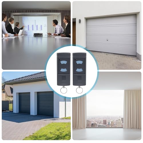 Garagentoröffner: 2 Stück Garagentor Fernbedienung, Garagentor Handsender für Hörmann HSM4, HSM2, Kompatibel mit Hörmann Blue Buttons 868.3MHz Garage Fernbedienung Handset