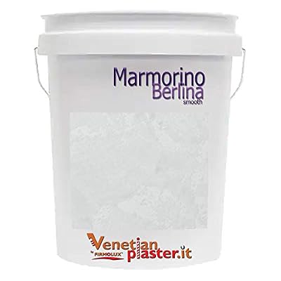 FirmoLux Marmorino Berlina Authentic Venetian Plaster | Smooth Plaster | Made in Italy from Lime & Marble | Gray-Blue Colors (14) | Color: SW7656 Rhinestone