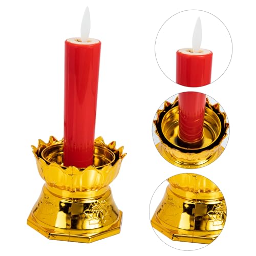 Lámparas de loto LED ORFOFE pack de 2 luces de buda religiosas 2