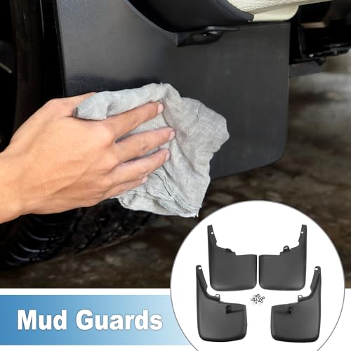 Image of Mud Flap Splash Guard with Mount Accessories Front & Rear Side Mud Guard for Ford F-250 2011-2016 (Set of 4)