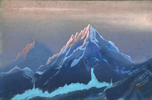 Impression affiches Himalaya Nikolai Roerich affiche toile decoration mural de haute qualite