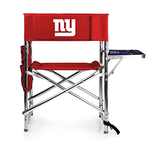 Image of Picnic TIME NFL Unisex-Adult NFL Sports Chair with Side Table, Beach Chair, Camp Chair for Adults
