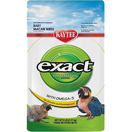 Kaytee Exact Hand Feeding Formula for Baby Macaw Bird Food (2.27kg)-New Stock