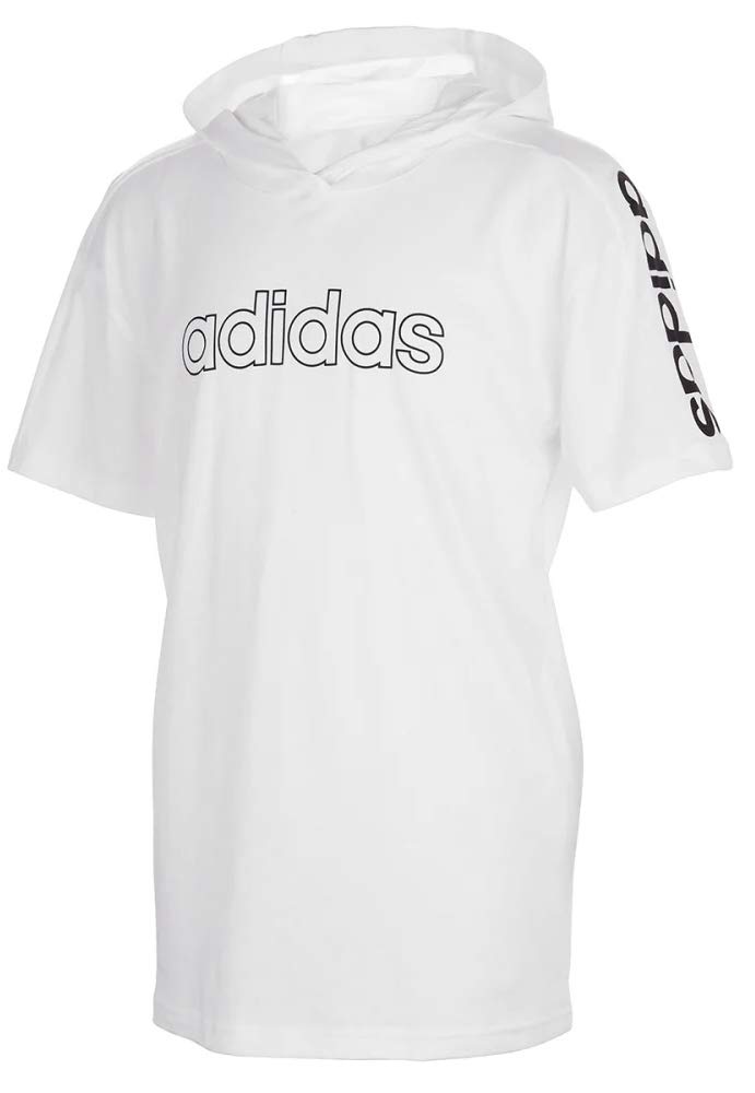 adidas Boys' Big Short Sleeve Hooded T-Shirt