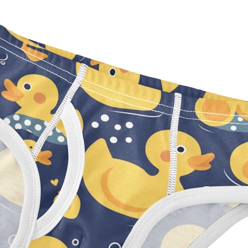 KLL Yellow Duck Cartoon Baby Boys Pure Cotton Nighttime Underwear Breathable Children Undies4