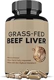 Hígado de res alimentado con pasto - Protege los ojos y el cuidado de la piel - Hígados y desintoxica - Mantiene la salud reproductiva - Sin gluten