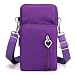 DuoLmi Umhängetasche Damen Klein, Crossbody Tasche für Damen, Nylon Handy Mini-Tasche Kleine Schultertasche Multifunktionale Handytasche, Handytasche zum Umhängen Damen
