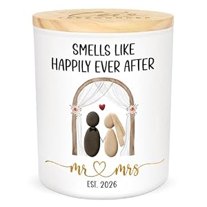 TEEZWONDER Wedding Gifts for Couples 2026 – Vanilla Lavender Candle 10 oz
