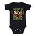 Baby One Piece 'Daddy's New Hunting Buddy' 6 Months, Black KidTeez