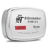 Störtebekker® Premium Pomade Tortuga - Pomada para hombre 'Torreto Series' con base aceite – Medio agarre – Brillo medio – Cera para el pelo 125 ml – Barbershop Hair Pomade Oil Based – Made in GER