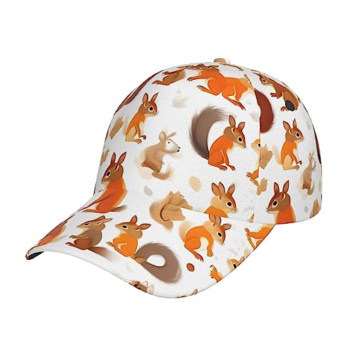 Casquette baseball KoNsev avec trou queue de cheval et style délavé