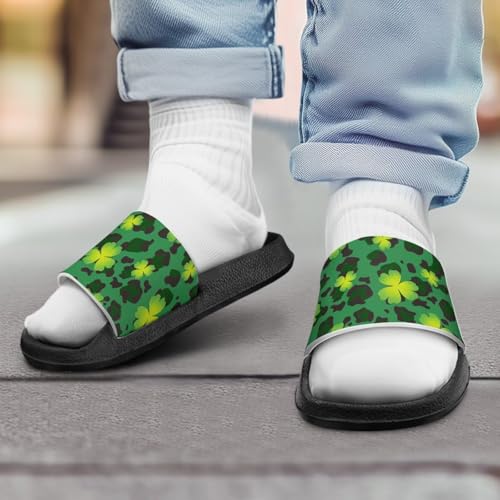 Image of Boy & Girls Slide Sandals Kids Shower Shoes Non Slip Summer Slippers Beach Sandals