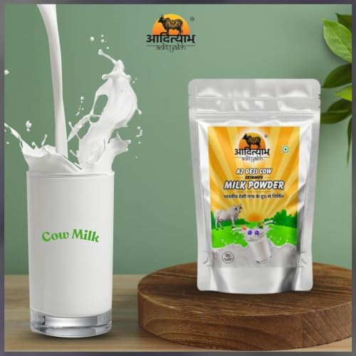 Image of A2 Cow Skimmed Milk Powder 450g (Pack of 1) | Clean & Natural | No Added Sugar | No Preservatives | Nutrient-Rich Dairy Powder | Ideal for Tea, Coffee & Daily Kitchen Use