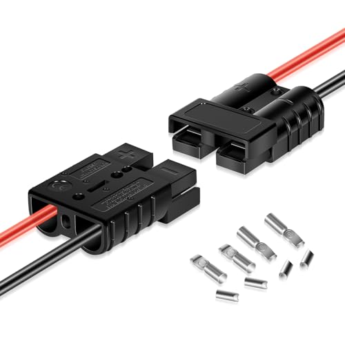 1865107 MKR-20 Quick Connect Plug Fits 6–12 Gauge Wires for Minn Kota Edge, Riptide, Terrova, Fortrex, Maxxum, Traxxis Models, Trolling Motor Quick Connector Kit