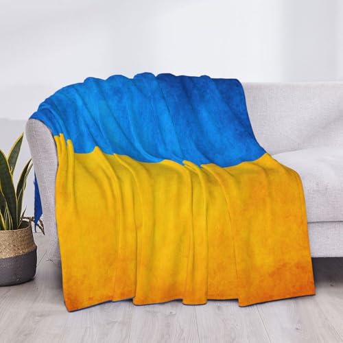 Couverture légère drapeau ukrainien pour vos soirées sur le canapé - 6