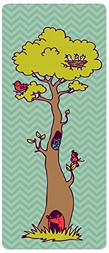 Homemania Autocollant Tree - Les Enfants - pour Le Salon, la Chambre - Multicolore en Vinyle, 90 X 210cm