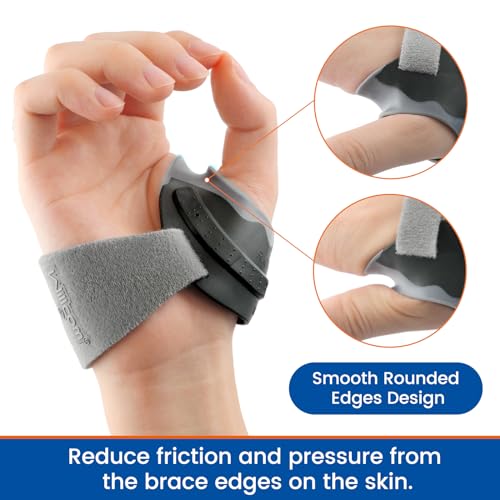 Willcom CMC Joint Thumb Stabilizer Brace for Osteoarthritis, Arthritis Pain Injury Relief Support, Spica Splint for Women and Men (Left Hand, Medium,7 3/4″- 8 7/8″)