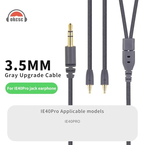Cable IE40PRO de cobre plateado de 4 núcleos para auriculares Sennheiser 2