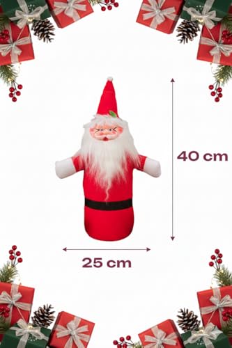 Image of Santa Claus Soft Toy | Plush Santa Claus Soft Toy | Stuffed Santa Clause | Perfect for Holiday Decor and Christmas Gifting | D | PoPo Toys 