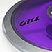 Gill Athletics 1 Kg Throwing Discus - Low to Mid Spin Metal Discus with 80% Rim Weight - Spin Disc for Practice and Competition - Ideal Track and Field Training Equipment