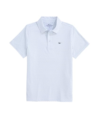 Image of Vineyard Vines Kids Printed Sankaty Polo (Toddler /Little Kids /Big Kids)