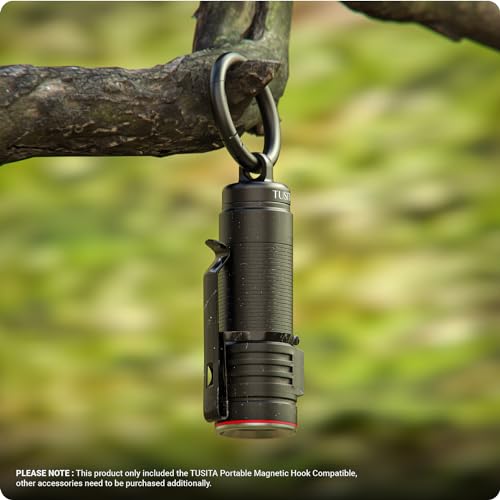 TUSITA Portable Magnetic Hook Compatible with Olight NEBO Flashlights, 2-Pack - Thumbnail 5