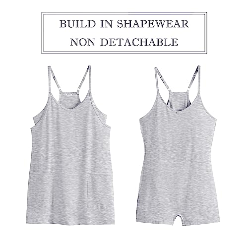 Image of ANRABESS Women Athletic Dress Summer Tennis Workout Active Sports Mini Romper Dress Built in Shorts Travel Vacation Clothes