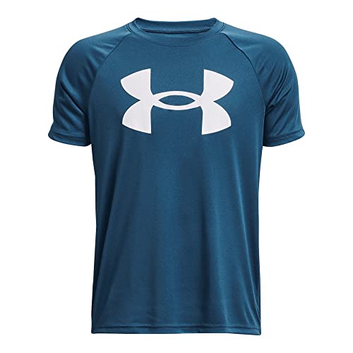 Image of Under Armour Boys' Tech Hybrid Printed Fill Short-Sleeve T-Shirt