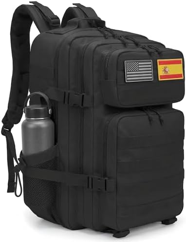 unycos - Mochila Táctica Militar【45L】con Sistema Molle y Bolsillo...