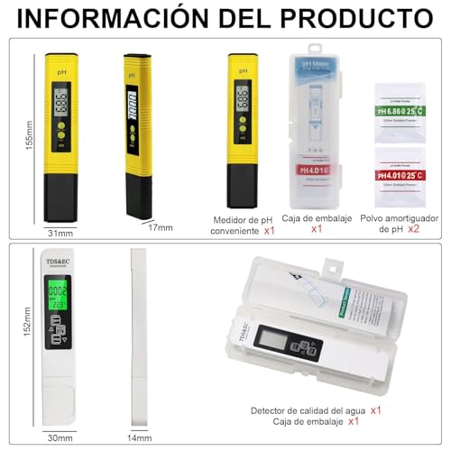 El Mejor Listado de Medidores de pH los 5 más buscados. 20 Imagen adicional
