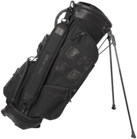 コ*キ様 CR-10 BRIEFING スタンド付きキャディバッグ ブラック BRIEFING GOLF 最大43% 9/21まで ブリーフィング ゴルフ プロ