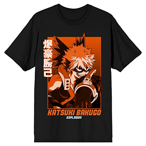 Amazon.com: My Hero Academia Katsuki Bakugo Explosion Men's black